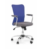 OFFICE CHAIR ANDY, GRAY / BLUE order